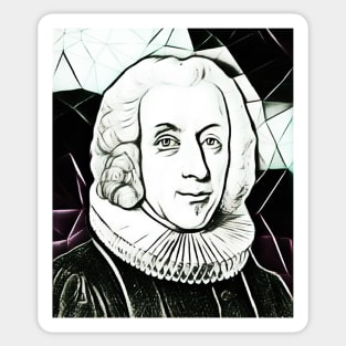 Hans Egede Black and White Portrait | Hans Egede Artwork 15 Sticker